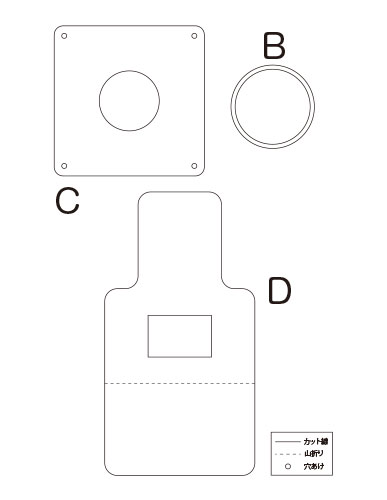 型紙イ A4サイズ