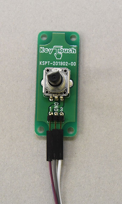 ロータリーエンコーダを接続する ロータリーエンコーダー、超音波距離センサーをキータッチにつなげる