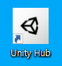 デスクトップのUnityhubアイコンから起動
