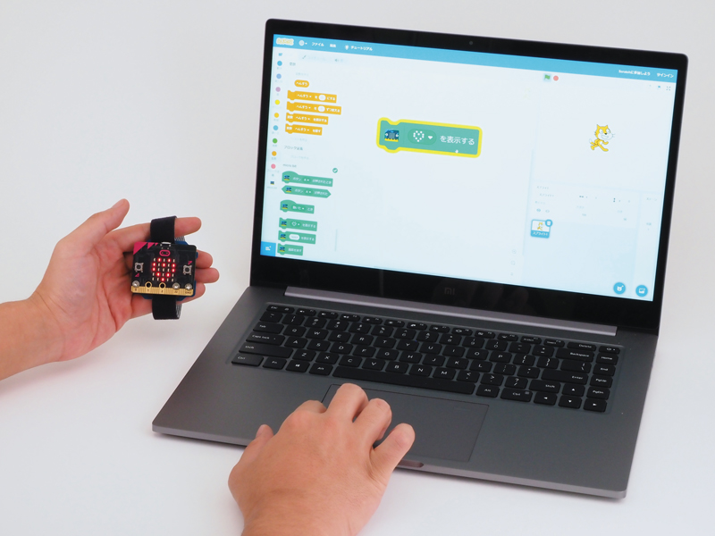 micro:bitとスクラッチの連携
