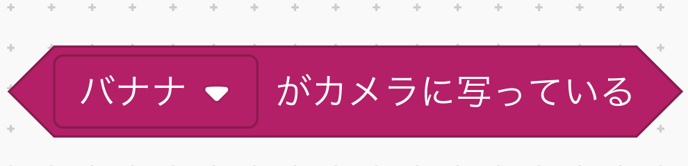 「“バナナ”がカメラに写っているとき」ブロック