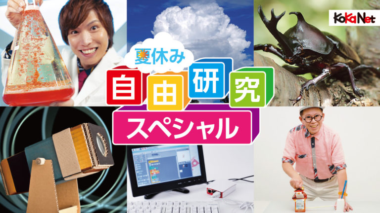 夏休み自由研究スペシャル 子供の科学がテーマ探しをお助け 実験 工作 観察 プログラミング