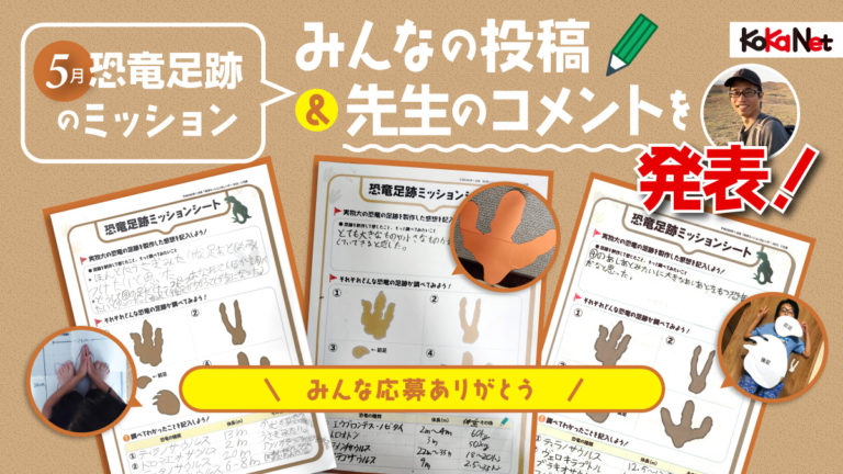 5月のミッションみんなの投稿＆先生のコメントを発表！《科学