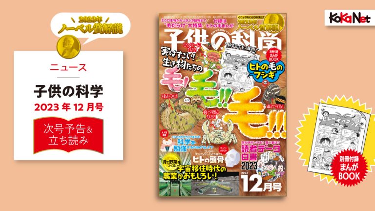子供の科学2023年12月号はこんな内容だ！│コカネット