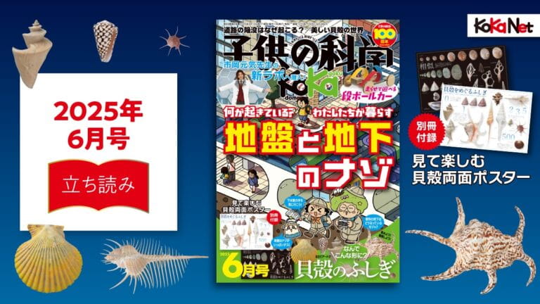 子供の科学2025年6月号はこんな内容だ！│コカネット